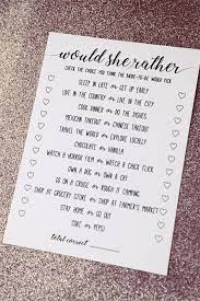 Would She Rather Would She Rather Bridal Shower Game Bridal Shower Games Virtual Bridal Shower Bridal Shower Games Fun Bridal Shower Games Would She Rather Bridal Shower Game