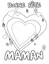 12 coloriages pour la fete des meres avec un cadeau cour petits coloriage idee original 2017 bouvreuil