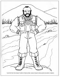 Coloring pages for kids printable worksheets color by numbers printable sheets. Mr T Coloring Pages