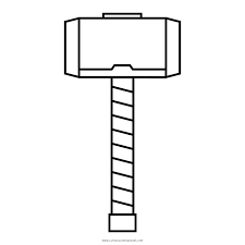 Coloring pages of thor, one of the superheroes of marvel. Mjolnir Coloring Page Ultra Coloring Pages