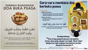 !:asa kafarat puasa kaiarat adalah puasa sebagai penebusan yang dikarenakan pelanggaran terhadap suatu hukum atau kelalaian dalam melaksanakan suatu kewaiiban, sehingga mengharuskan seorang mukmin mengeriakannya supaya dosanya dihapuskan, bentuk pelanggaran dengan. Doa Berbuka Puasa Ramadan Mengikut Sunnah Seorang Ramai