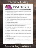There's a 1951 quiz for everyone. 2 54