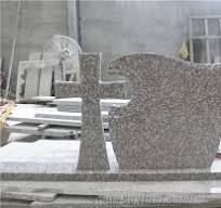 G664 Bainbrook Brown Granite Polish Headstone Cross Shape from China -  StoneContact.com