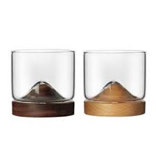 In other words, times when you'll need a stiff drink. Whisky Glass With Wooden Stand Barcircle