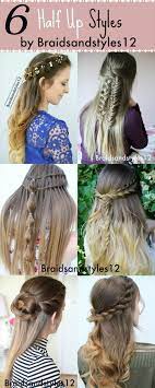 6 Beautiful Diy Half Up Half Down Hairstyle Ideas By Braidsandstyles12 Braided Hairstyles Hair Styles Womens Hairstyles Hair Braid Diy