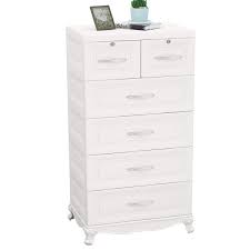 Nice vintage piece of americana. Nafenai Plastic Drawers Dresser Storage Drawers Large Tall Dresser Bedroom Organizer Storage Cabinet For Closet Office Playroom 6 Drawers Armoire Ivory White Buy Online In Fiji At Fiji Desertcart Com Productid 106919847