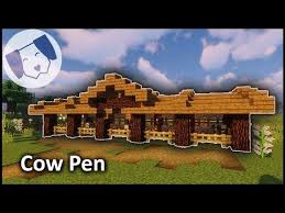 Minecraft Fast And Easy Cow Animal Pen Tutorial Youtube Minecraft Farm Minecraft Stables Minecraft Houses