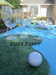 This can even be a simple backyard bash with a makeshift mini golf course of everyone's own design. Fizzy Party Retirement Party