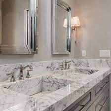 The bathroom is associated with the weekday morning rush, but it doesn't have to be. Italy Marble Vanity Tops Italian Marble Bathroom Countertops