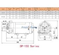 12V/24V Aftermarket DP-150 DP-150A High Pressure Diaphragm Pump for Sprayer Cleaning Equipment