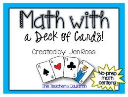 Here are five tips for creating a beautifully bespoke deck of playing cards. Math With A Deck Of Cards By Jen Ross Teacher By The Beach Tpt
