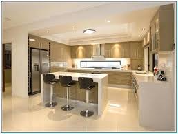 l shaped kitchen island breakfast bar