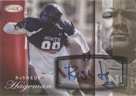 Erik Meyer autographed football card Eastern Washington 2006 SAGE HIT  Rookie A24
