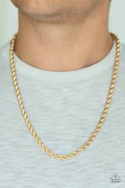 Double Dribble Gold Rope Chain Men S Necklace Danielle S Bling Boutique Mens Gold Chain Necklace Mens Chain Necklace Gold Chains For Men