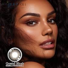 Haipurecon Crystal 4 tone black 14.2mm contact lenses from China  manufacturer