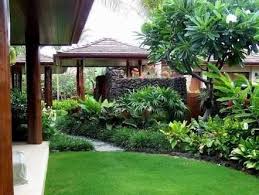 Image Result For Tropical Garden Borders And Houses Desain Lanskap Menanam Taman Indah