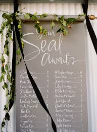 10 Chic Ideas To Display Your Wedding Seating Chart Escort