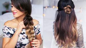 The dark brunette hair on this style fades to a beautiful baby blonde. Ombre Hair Guide To Ombre Hair Examples Tips