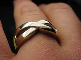 His The Infinity Symbol Pretty Cool Infinity Wedding Band Titanium Wedding Rings Wedding Bands