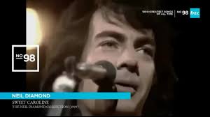 Neil Diamond performs Sweet Caroline live in 1969!