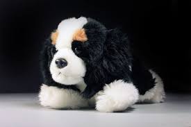 Plush Dog Aurora Flopsie Cavalier King Charles Spaniel Black Brown And White Stuffed Animal Plush Dog Cavalier King Charles Spaniel Cute Stuffed Animals