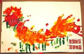 Handprint Chinese Dragon Chinese New Year Crafts For Kids Chinese New Year Crafts Chinese Dragon