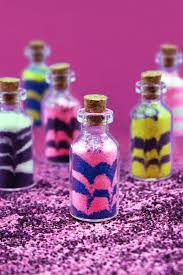 Genie Bottle Sand Art Necklace Birthday Party Crafts Shimmer And Shine Birthday Party Craft Party