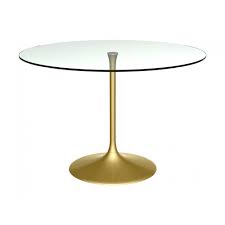 Check spelling or type a new query. Pedestal Large Dining Table Clear Glass And Brass From Fusion Living