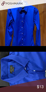 Zara Royal Blue Dress Shirt Slim Fit Royal Blue Dress Shirt Zara Shirt Zara