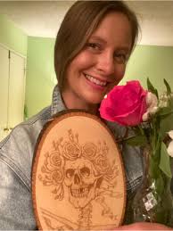 Creating art during dog walks