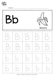 Free Letter B Tracing Worksheets Letter Tracing Worksheets Preschool Letters Alphabet Worksheets Preschool