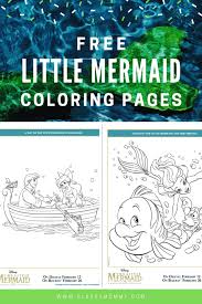 These spring coloring pages are sure to get the kids in the mood for warmer weather. Free Printable Little Mermaid Coloring Pages Littlemermaidbluray Classy Mommy