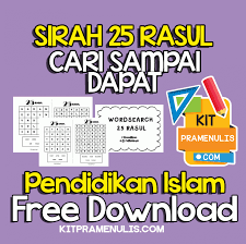 Arifin menyebutkan tentang sebuah pemikiran bercorakkan khas islam, filsafat pembelajaran islam pada hakikatnya. Latihan Pendidikan Islam Lembaran Kerja Mengenal 25 Rasul Kitpramenulis