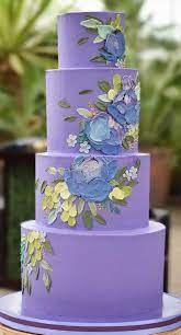 The Prettiest Unique Wedding Cakes We Ve Ever Seen Purple Wedding Cakes Unique Wedding Cakes Wedding Cake Pictures