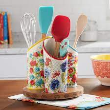 Preheat the oven to 350 degrees f. The Pioneer Woman Floral Medley 3 Compartment Utensil Holder Walmart Com Walmart Com