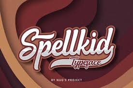In a way, piel script is a removed cousin of burgues script. Spellkid Font Nug S Project Fontspace