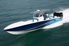 As Of Today This Is The Fastest Console Boat Nor Tech Has Built A Top Speed Of 71 Knots Delivered By Boat Offshore Fishing Boats Center Console Fishing Boats