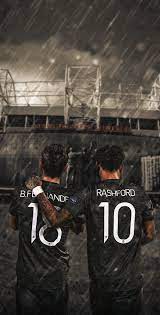 Tons of awesome rashford wallpapers to download for free. Bruno And Rashford Wallpaper I Made Manchesterunited