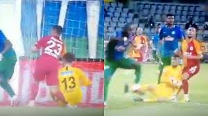 The pair, introduced into the action on 64 minutes, both scored against a. Andone S Chilling Injury The Goalkeeper Falls On His Knee