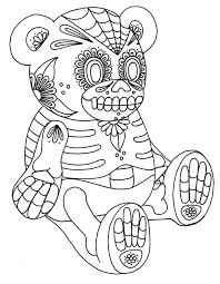 The picture above is included as a sample. 30 Free Printable Sugar Skull Coloring Pages