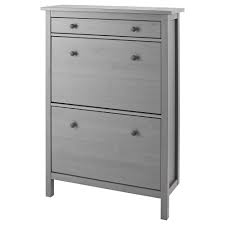 Hemnes Schuhschrank 2fach Grau Lasiert Ikea Deutschland Hemnes Schuhschrank Schuhschrank Und Ikea Schuh