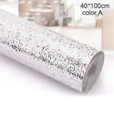 Wallpapers décor & gardenwaterproof peel and stick contact paper oil proof kitchen wallpaper sticker self adhesive removable vinyl wall paper. Buy Kitchen Wall Sticker Aluminum Foil Waterproof Removable Self Adhesive Oil Proof Wallpaper At Affordable Prices Free Shipping Real Reviews With Photos Joom