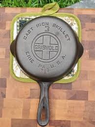 Unaffecting Aesthetic Markings Large Label 3 Griswold Smooth Etsy It Cast Cast Iron Antique Cast Iron