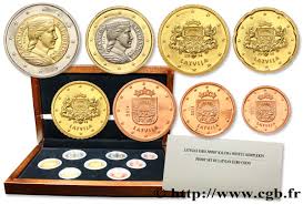 Scopri la sezione latvia di mynumi. Latvia Coffret Euro Belle Epreuve 2014 Feu 325148 Euro Coins