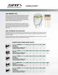 Shoei Helmet Sizing Chart Motorcycle Stuff
