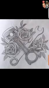 For My Fellow Gearhead Women Tattoo Mechanic Tattoo Car Tattoos Piston Tattoo