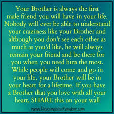 We must learn to live together as brothers or perish together as fools. Proud Brother Quotes Quotesgram