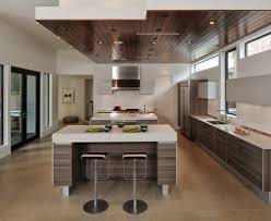 Poggenpohl Modern Kitchen Of Interest A Drop Down Ceiling Range Hood Not A Fan Of The Kitchen Flooring Trends Kitchen Ceiling Design Kitchen Design Trends