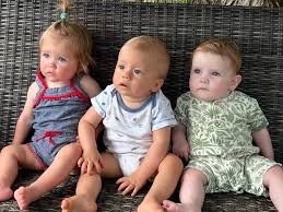 Great weekend with the Klenda fam! Got the 3 new babies together finally ❤️