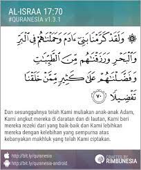 Check spelling or type a new query. Quranesia On Twitter Qs Al Isra 17 70 Quranesia Quran Indonesia Http T Co H77werxakf